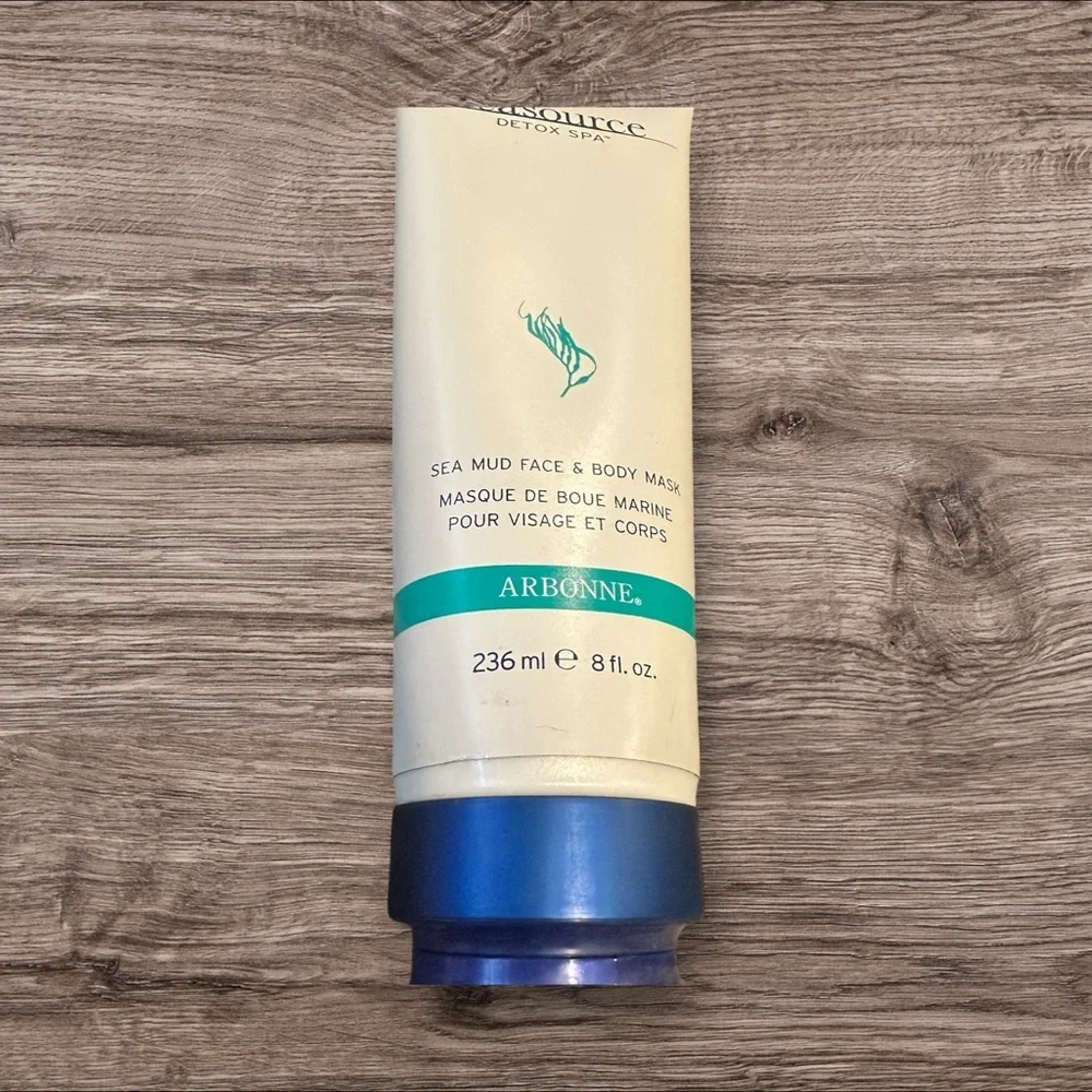 Arbonne Seasource Detox Spa Mud Face & Body Mask & 4 Purifying Sea Soak Packets - Picture 2 of 6